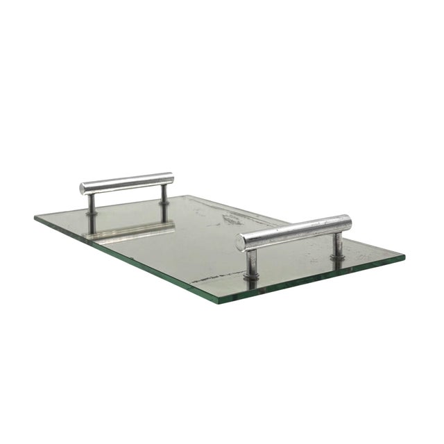 Modernist Mirrored Tray, France 1960 For Sale - Image 12 of 12