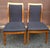 Set of Eight Hickory White Maple and Black Upholstered Dining Chairs For Sale In Washington DC - Image 6 of 14