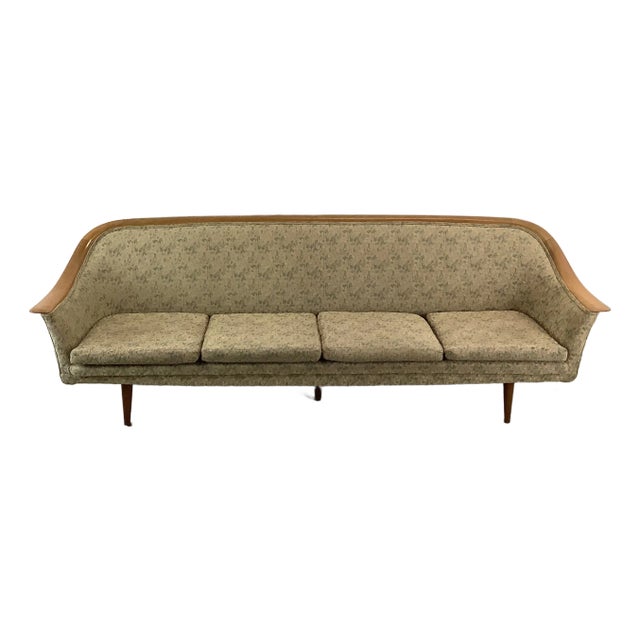 Danish Modern Four Seat Sofa Attr. Fredrik Kayser For Sale