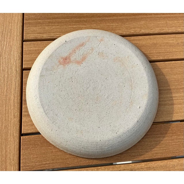 1980s Dennis Parks Pottery Penada Landscape Plate Stoneware (Circa Mid-1980s-1990s) For Sale - Image 5 of 9