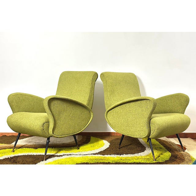 Vintage Armchairs from Isa Bergamo, Italy, 1950s, Set of 2 For Sale - Image 14 of 14