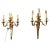 Metal Large French Neoclassical Brass Wall Lights, 1900s, Set of 2 For Sale - Image 7 of 7