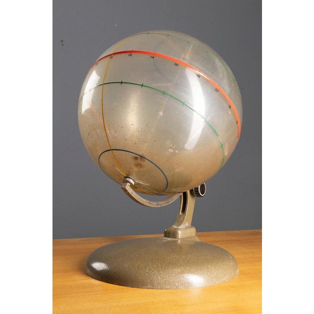 Industrial Vintage Educational Globe, 1960s For Sale - Image 3 of 6
