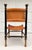 Italian Modern Mid-Century Leather and Wood Thebes-Style Chair For Sale - Image 11 of 12