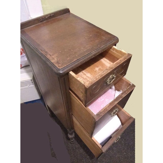 Early 20th Century Antique Solid Wood Cabinet For Sale - Image 11 of 11