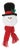 Plush Snowman Head Ornament (Set of 2) For Sale