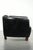 Traditional Vintage Black Cowhide Aviator Lounge Chair For Sale - Image 3 of 13