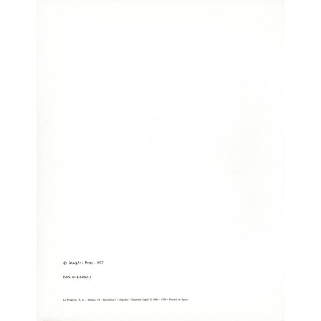 Abstract Joan Miró Litógrafo III 1978 Lithograph Cover For Sale - Image 3 of 4