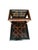 Vintage Custom Postmodern Geometric Accent Table With Plexiglass Display Shelf For Sale In Buffalo - Image 6 of 11