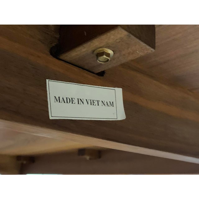 Wood Crate and Barrel Dining Table Set For Sale - Image 7 of 18