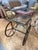 Gorgeous Gold Antique Bar Cart With Wheels For Sale In New York - Image 6 of 7