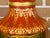 Gold 19th Century English Chinoiserie Tea Tin Red and Gold Canister Made into a Table Lamp For Sale - Image 8 of 11