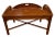 Heritage-Henredon Vintage Heritage Henredon Butler's Tray Oval Cocktail Table Flame Mahogany For Sale - Image 4 of 15