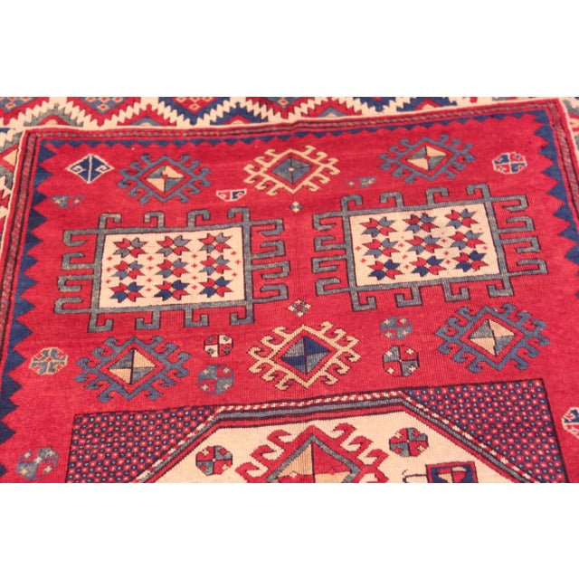Early 20th Century Nazmiyal Collection Antique Caucasian Kazak Rug For Sale - Image 5 of 9