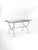 Metal Modernist Brushed Steel and Smoked Glass Console in the style of Maria Pergay, 1970 For Sale - Image 7 of 7