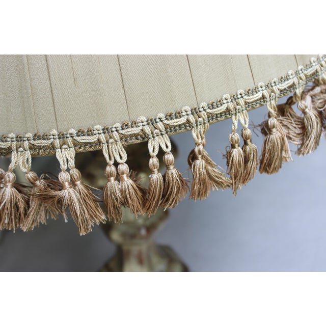 Traditional Table Lamp by John Richards Lamp With Tassel Trimmed Shade For Sale In Los Angeles - Image 6 of 18