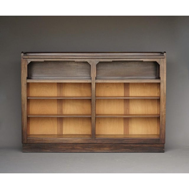 Modern Art Deco Amsterdam School Bookcase, 1930s For Sale - Image 3 of 18