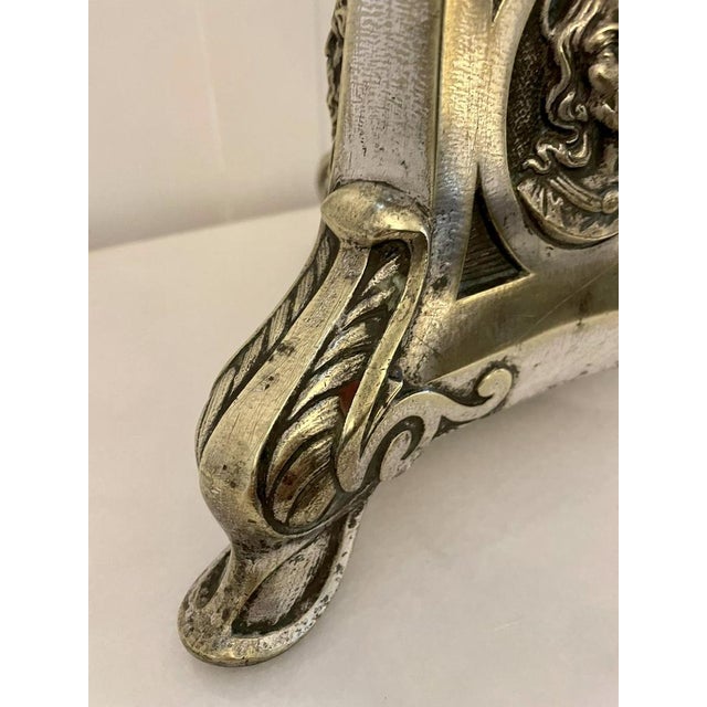 Large Victorian Brass Candlesticks, 1850s, Set of 2 For Sale - Image 12 of 18