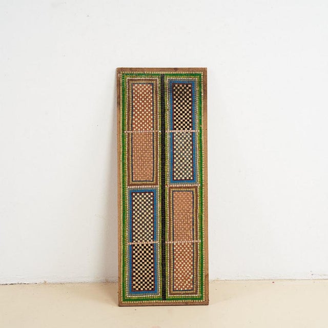 Vintage Glass Mosaic on Panel For Sale - Image 4 of 4