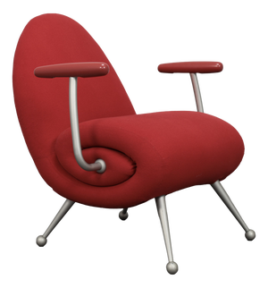 Chiocciola Lounge Chair by Roberto Semprini for Arredaesse, 1994
