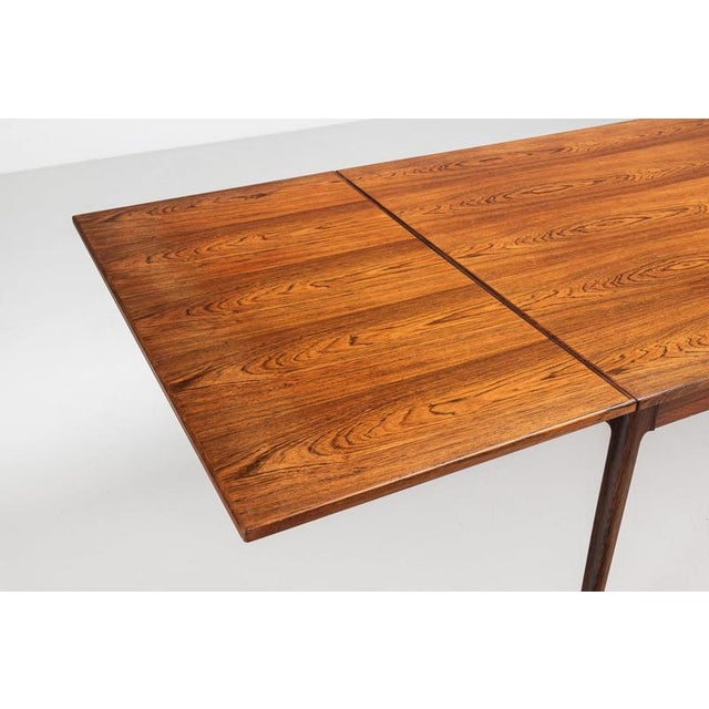 Large Extendable Dining Table in Rosewood by J.L. Møllers, Denmark, 1960 For Sale - Image 14 of 18