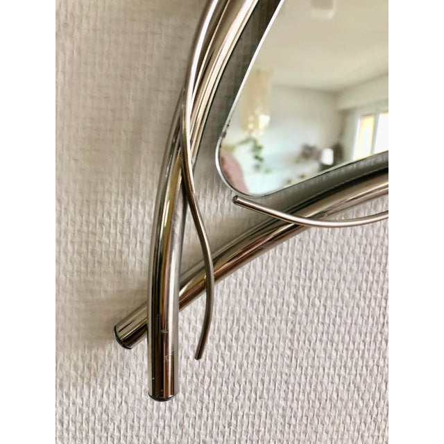 1970s Free-Form Mirror, Italy, 1970s For Sale - Image 5 of 9