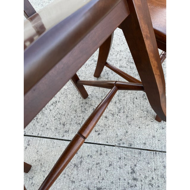 Wood 1990s Vintage Dining Chairs - Set of 6 For Sale - Image 7 of 8