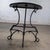 Early 20th Century Art Deco Italianate Demilune Table Black Painted Hand Wrought Iron Base For Sale - Image 11 of 18