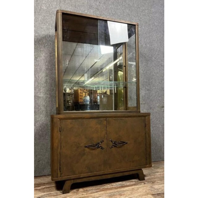 Art Deco Bookcase in Lacquered Wood, 1930s For Sale - Image 6 of 6