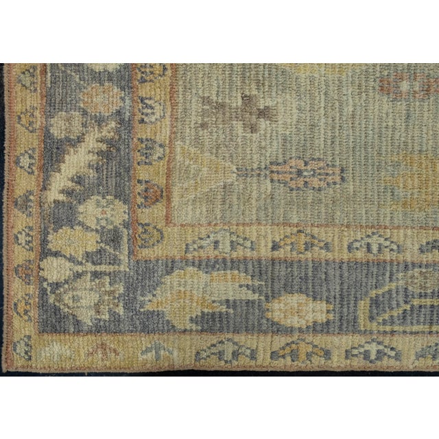 Early 21st Century Turkish Oushak Rug 5'3" x 7'4" #18626 For Sale - Image 5 of 8
