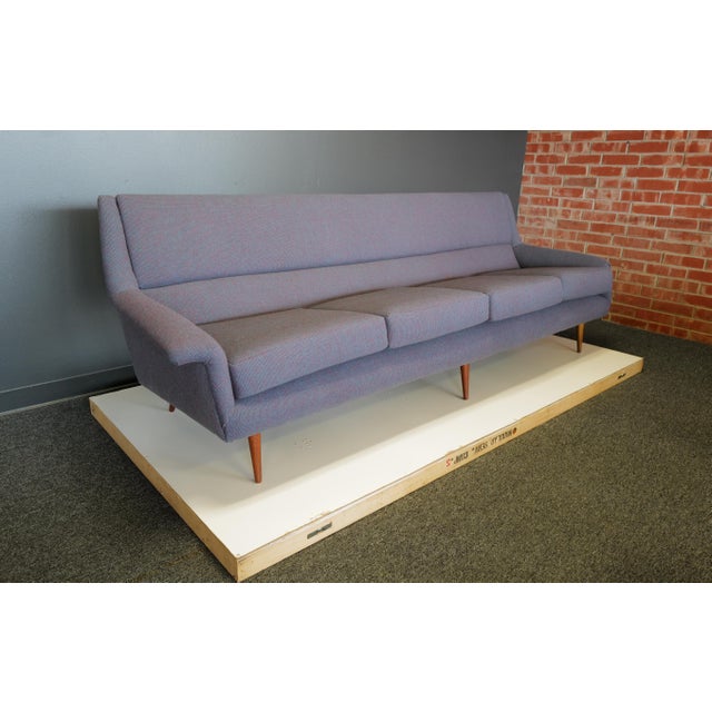 1950 Sofa Attributed to Milo Baughman in Alexander Girard Fabric For Sale In Oklahoma City - Image 6 of 12