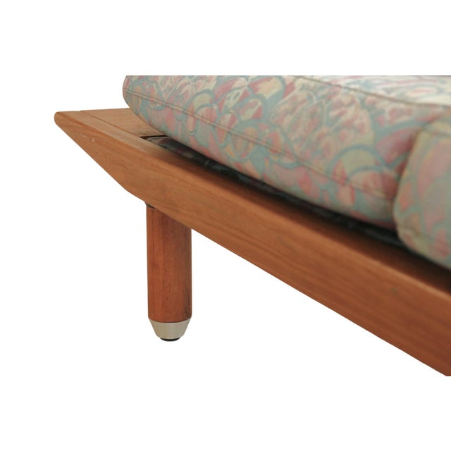 1960s Komfort Teak Danish Modern Gondola Settee For Sale In Tampa - Image 6 of 9