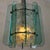 Mid-Century Modern 1950s Italian Glass Paneled Pendant in the Manner of Fontana Arte For Sale - Image 3 of 7