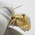 Vintage Italian Gilded Silver 800 Filigree Butterfly Brooch, Genoa, 1970s For Sale - Image 6 of 11