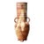 Vintage Original Studio Pottery Ribbed Vase For Sale