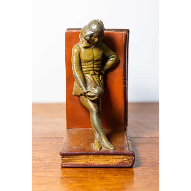 Wood Pair of 20th Century French Bookends For Sale - Image 7 of 10