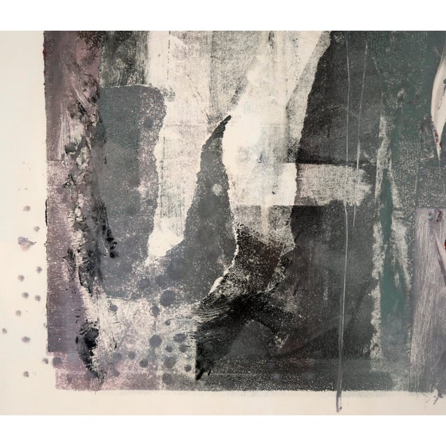 Abstract Botanical Monoprint in Ink on Paper by Roxanne Lo For Sale In Monterey, CA - Image 6 of 8