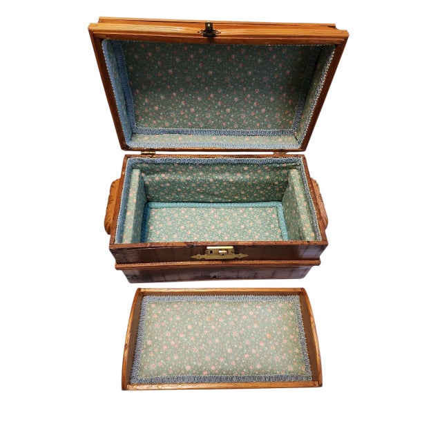 Brown Mid 19th Century Victorian Keepsake Chest For Sale - Image 8 of 9