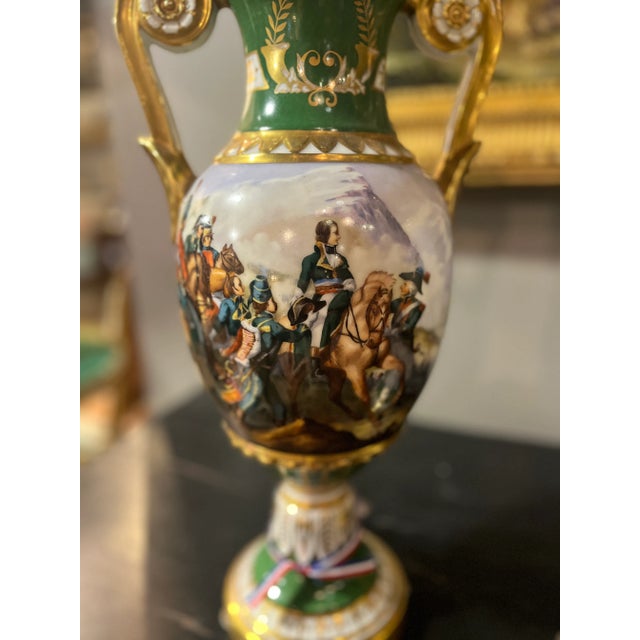 19th Century French Empire Urns- Set of 2 For Sale - Image 4 of 7