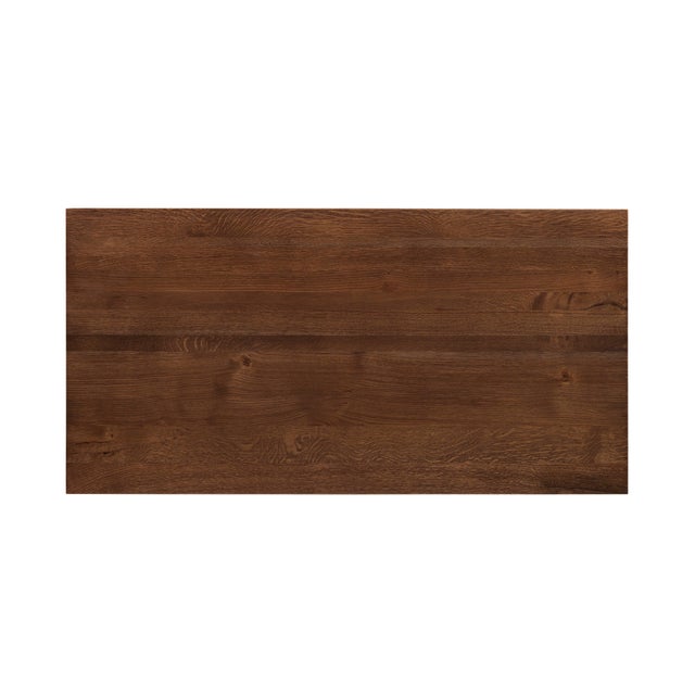 Arts & Crafts Mission / Arts and Crafts Solid Oak Writing Desk - Walnut For Sale - Image 3 of 14