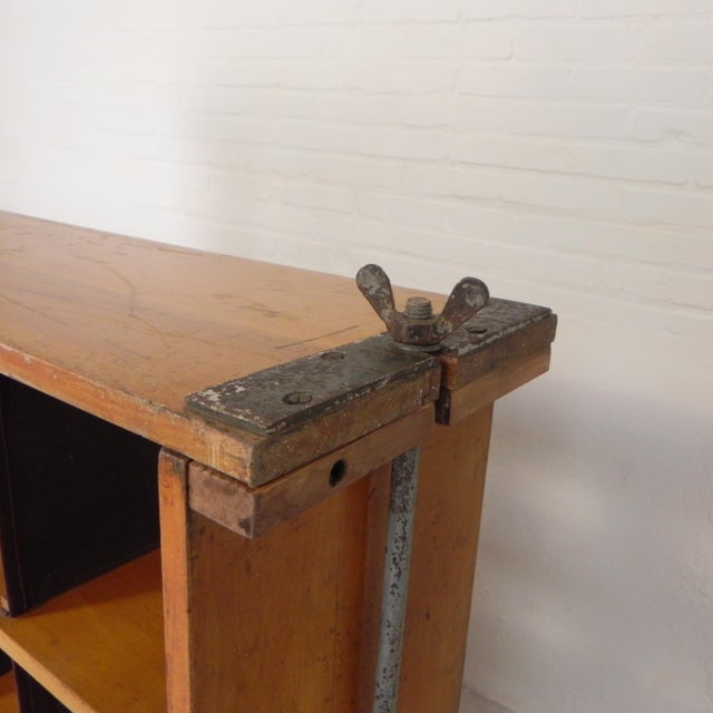 Beech Compartment Cabinet, 1950s For Sale - Image 4 of 18