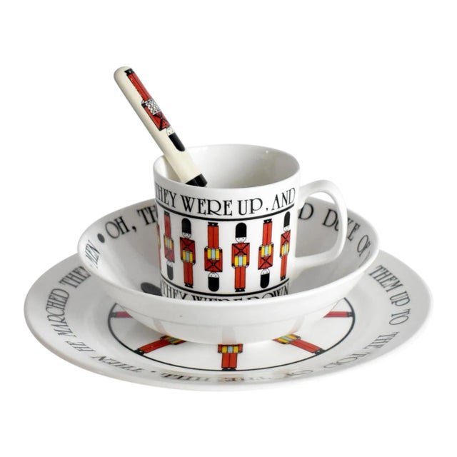English Child's Duke of York Cup, Bowl, & Plate - Set of 4 For Sale