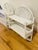 1950s Vintage White Wicker Wall Shelve For Sale - Image 5 of 8