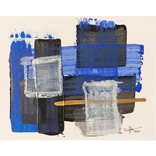 "Untitled 54" Contemporary Abstract Acrylic Painting by J. Kent Martin For Sale