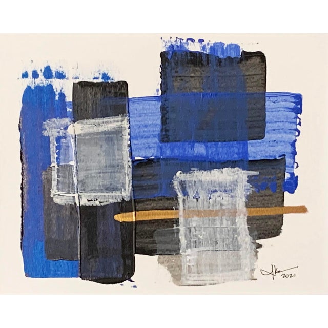 "Untitled 54" Contemporary Abstract Acrylic Painting by J. Kent Martin For Sale