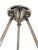 1930s French Art Deco Alabaster Pendant Light, White W/ Charcoal Grey Veining For Sale In New York - Image 6 of 17