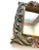 Glass Vintage Molded Resin Accent Mirror With Faux Carved Wood Flower Embellishments For Sale - Image 7 of 10