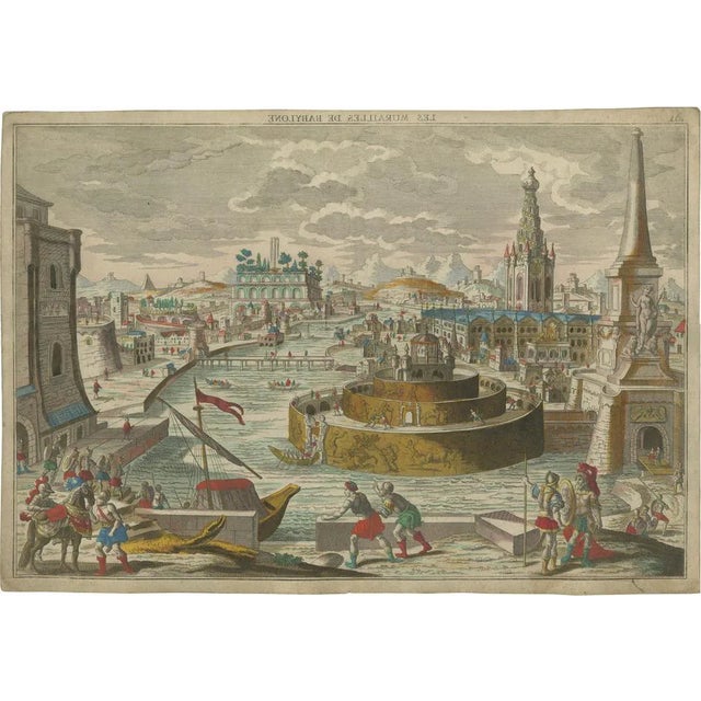 Probst, The Walls of Babylon, 1760, Paper For Sale