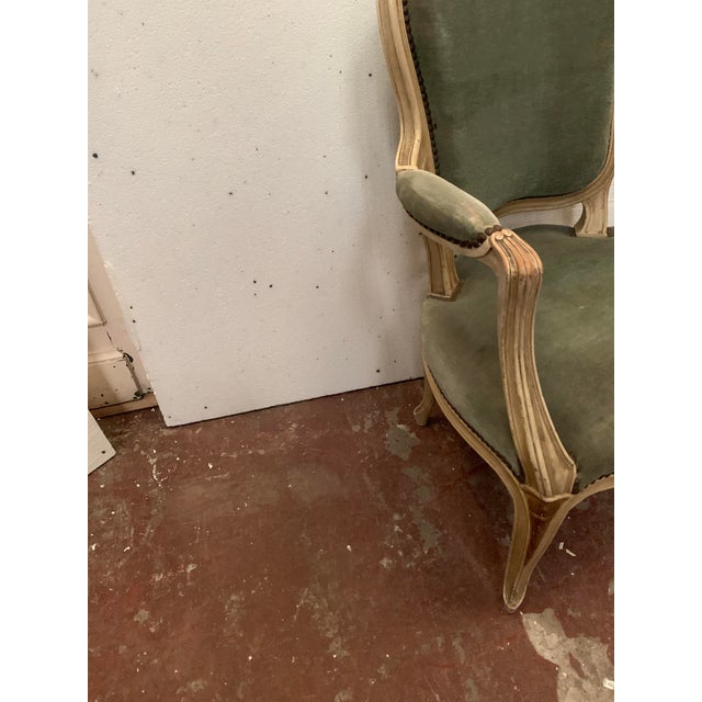 Louis XV Style Cabriolet Chairs in Patinated Beechwood, Set of 2 For Sale - Image 12 of 18
