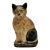 Very Rare Model Vintage 1930s "Wedge" Type Cast Iron Sitting Cat Doorstop by Spencer Guillford For Sale